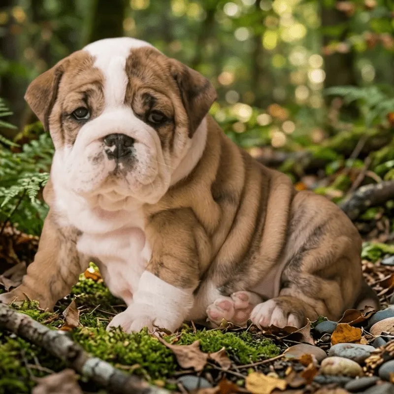 Cachorro Bulldog inglés