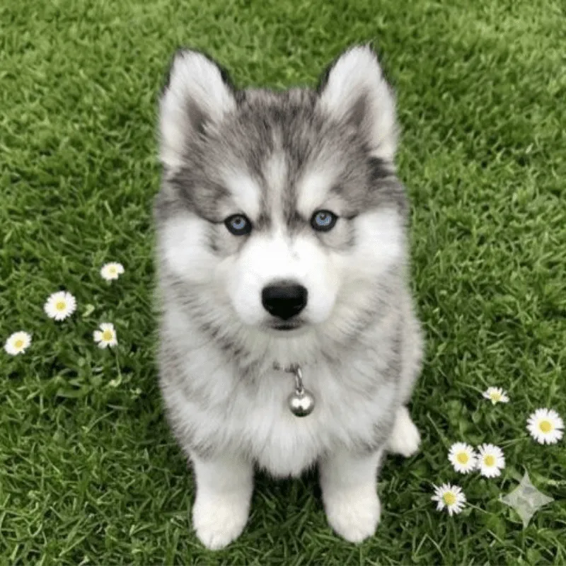 Cachorro Husky siberiano, foto 2